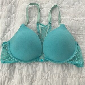 Victoria's Secret Teal Lace Bra